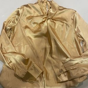 Chic me yellow gold blouse